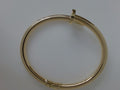 10k Yellow Gold Unisex Bangle 12.6g