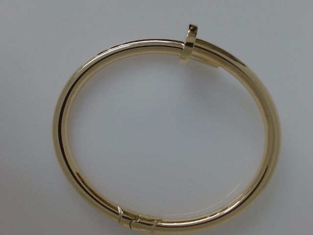 10k Yellow Gold Unisex Bangle 12.6g
