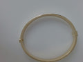 10k Yellow Gold Unisex Bangle 9.6g