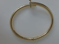 10k Yellow Gold Unisex Bangle 12.9g