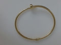 10k Yellow Gold Unisex Bangle 7.3g