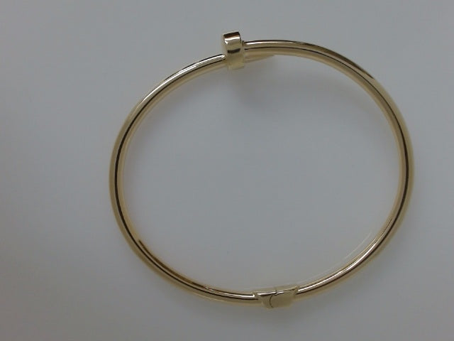 10k Yellow Gold Unisex Bangle 7.3g