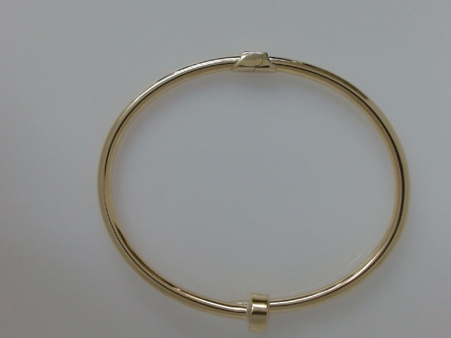 10k Yellow Gold Unisex Bangle 7.4g