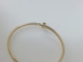 10k Yellow Gold Unisex Bangle 7.4g