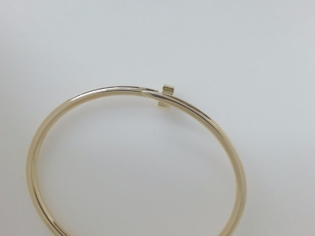 10k Yellow Gold Unisex Bangle 7.4g