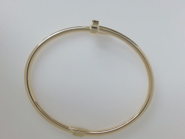 10k Yellow Gold Unisex Bangle 7.4g