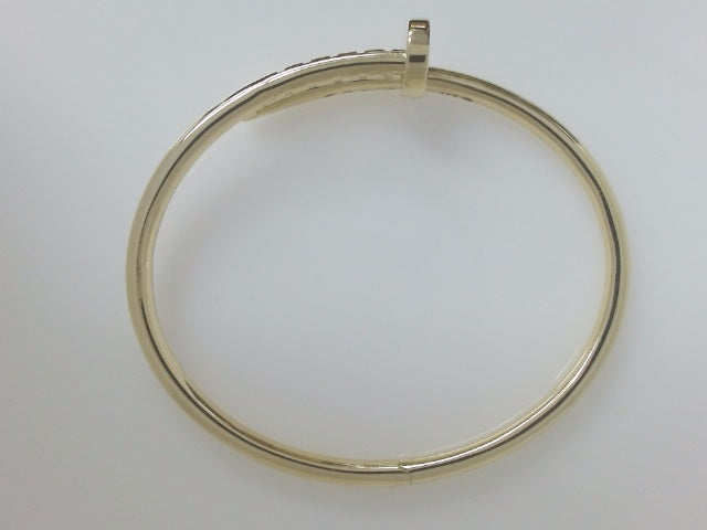10k Yellow Gold Unisex Bangle 21.4g
