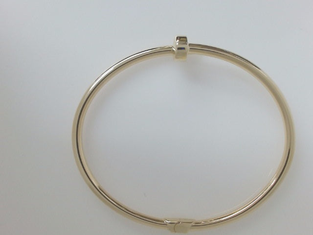 10k Yellow Gold Unisex Bangle 7.4g