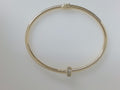 10k Yellow Gold Unisex Bangle 7.3g