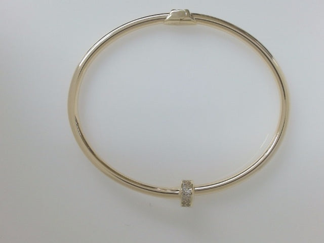 10k Yellow Gold Unisex Bangle 7.3g