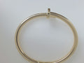 10k Yellow Gold Unisex Bangle 12.9g