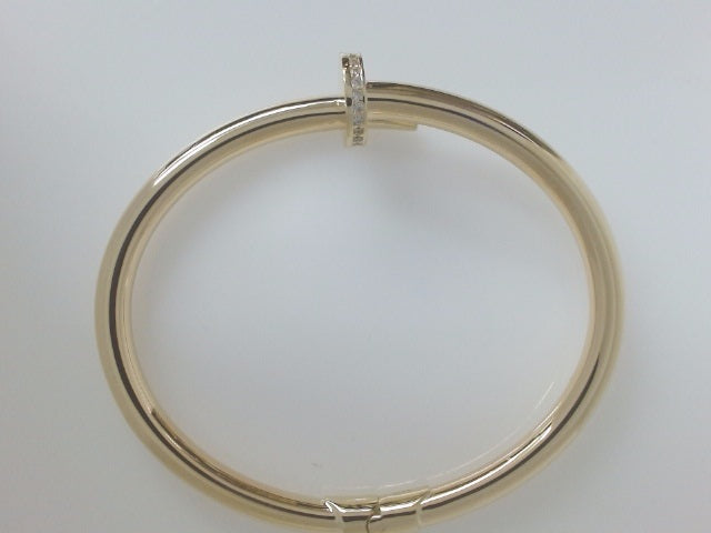 10k Yellow Gold Unisex Bangle 12.7g