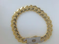 10k Yellow Gold Unisex Monaco Bracelet 10.9g