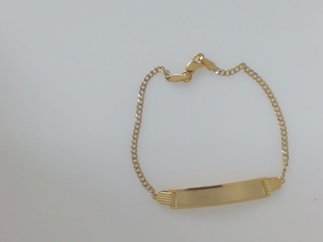 10k Yellow Gold Kid's Bracelet 2.4g