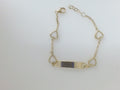 10k Yellow Gold Kid's Bracelet 2.5g