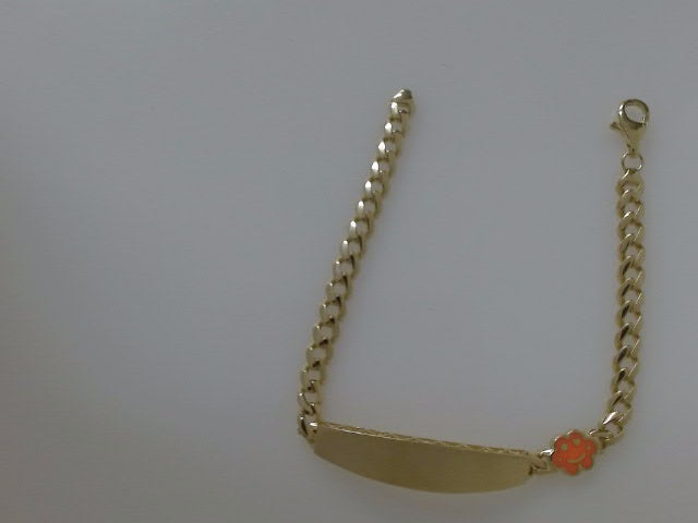 10k Yellow Gold Kid's Bracelet 3.1g