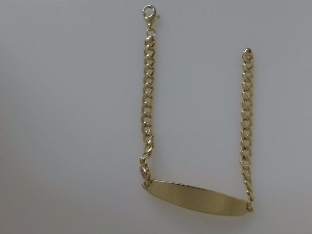 10k Yellow Gold Kid's Bracelet 3.1g