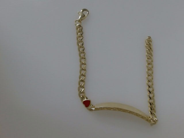 10k Yellow Gold Kid's Bracelet 3.1g