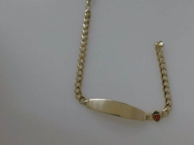 10k Yellow Gold Kid's Bracelet 3.1g