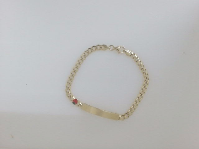 10k Yellow Gold Kid's Bracelet 3.6g