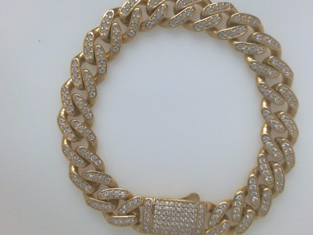 10k Yellow Gold Men's Bracelet 22.1g