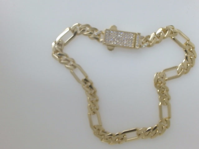 10k Yellow Gold Men's Bracelet 9.9g