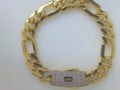 10k Yellow Gold Men's Monaco Bracelet 14.4g