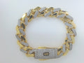 10k Yellow Gold Men's Monaco Bracelet 16.6g