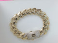 10k Yellow Gold Men's Monaco Bracelet 23.3g