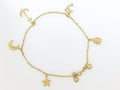 10k Yellow Gold Women's Anklet 5.2g
