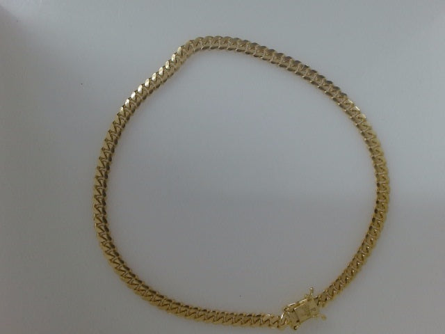 10k Yellow Gold Women's Anklet 12.6g