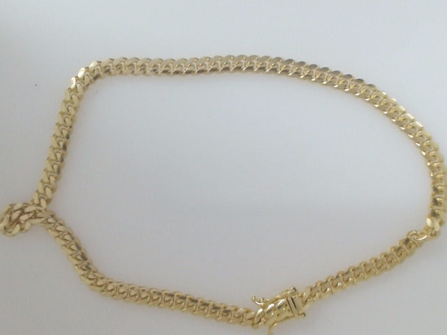 10k Yellow Gold Women's Anklet 12.8g