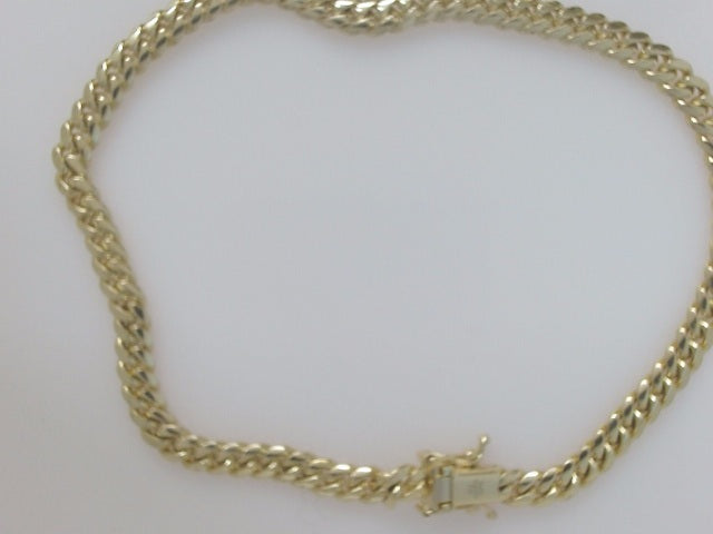 10k Yellow Gold Women's Anklet 18.7g
