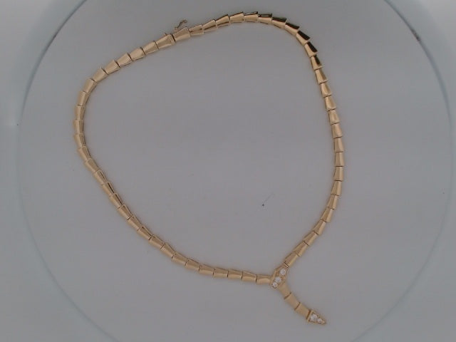 10k Yellow Gold Women's Choker 28.3g