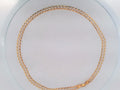 10k Yellow Gold Unisex Cadena Corte Filoj Diamantado 20.8g