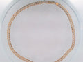 10k Yellow Gold Unisex Cadena Corte Filoj Diamantado 23.6g
