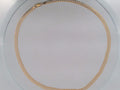 10k Yellow Gold Unisex Cadena Corte Filoj Diamantado 13g