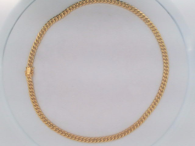 10k Yellow Gold Cadena Semisolida De Cirrie Cajaj 21.1g