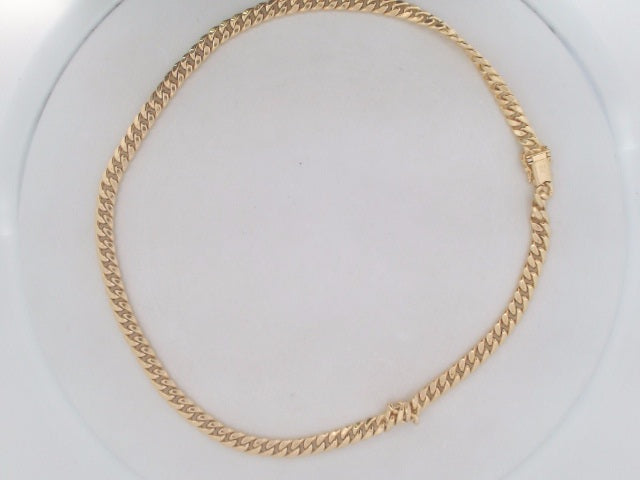 10k Yellow Gold Cadena Semisolida De Cirrie Cajaj 25.2g