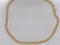10k Yellow Gold Cadena Semisolida De Cirrie Cajaj 45.1g
