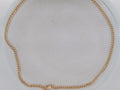 10k Yellow Gold Cadena Semisolida Cubana 20.1g