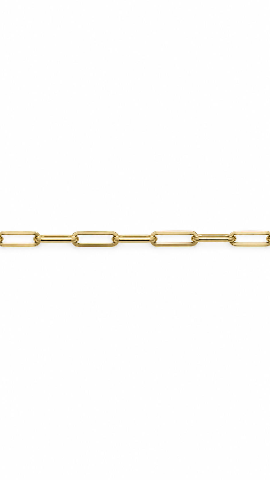 10 KT CADENAS PAPERCLIP