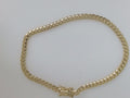 14k Yellow Gold Pulsera Cubana Solida Criolla 10.3g