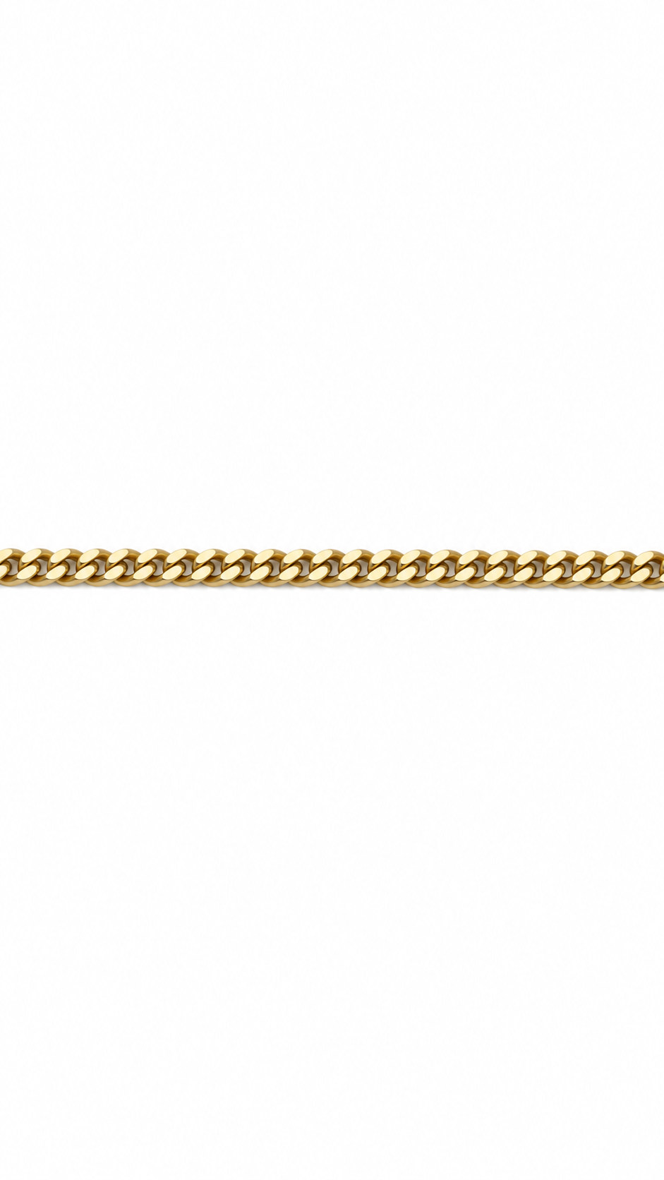 10 KT CADENAS CUBANA SOLIDA FABRICA