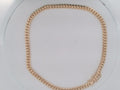10k Yellow Gold Cadena Cubana Solida Criolla 97g