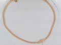10k Yellow Gold Cadena Cubana Solida Criolla 82.8g