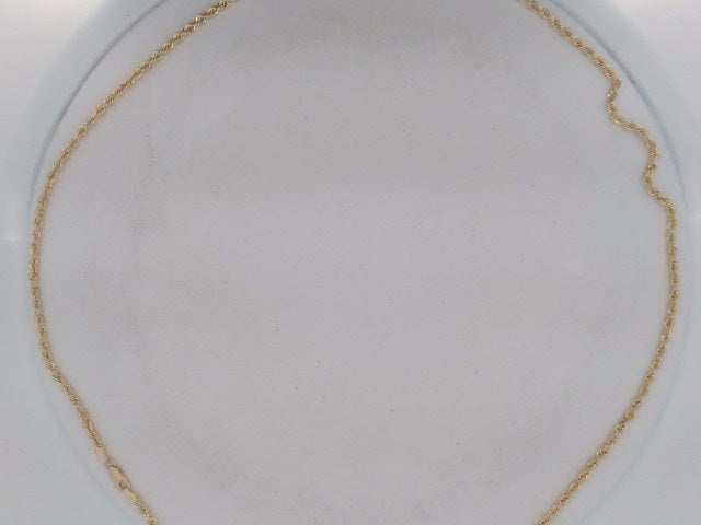10k Yellow Gold Cadena Rope 17.4g