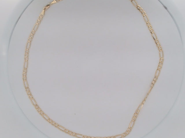 10k Yellow Gold Cadena Figaro 14g