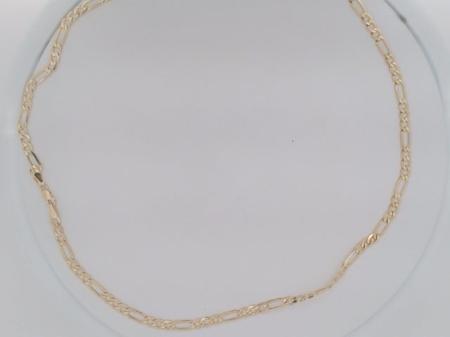 10k Yellow Gold Cadena Figaro 15.3g