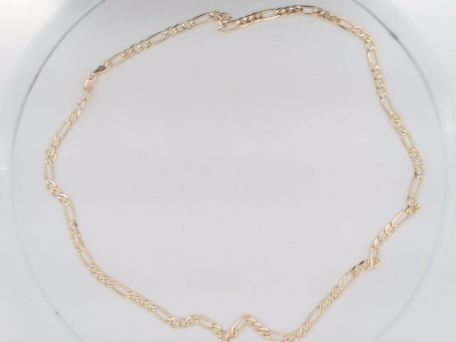 10k Yellow Gold Cadena Figaro 15.3g